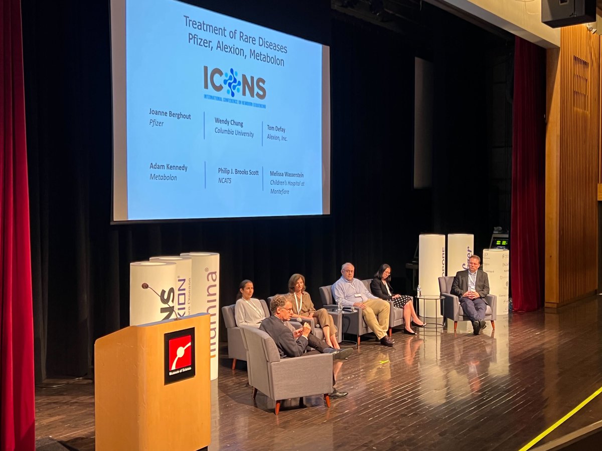 ICoNSeqOrg's tweet photo. PANEL 4 - Treatment of Rare Diseases: Pfizer, Alexion, Metabolon; moderated by Philip J. Brooks Scott.
Panelists talked about the identification &amp; treatability of #rarediseases, #genomeediting, societal &amp; development implications of #newbornsequencing, ethics, and possibilities. https://t.co/4L2pZczCYR