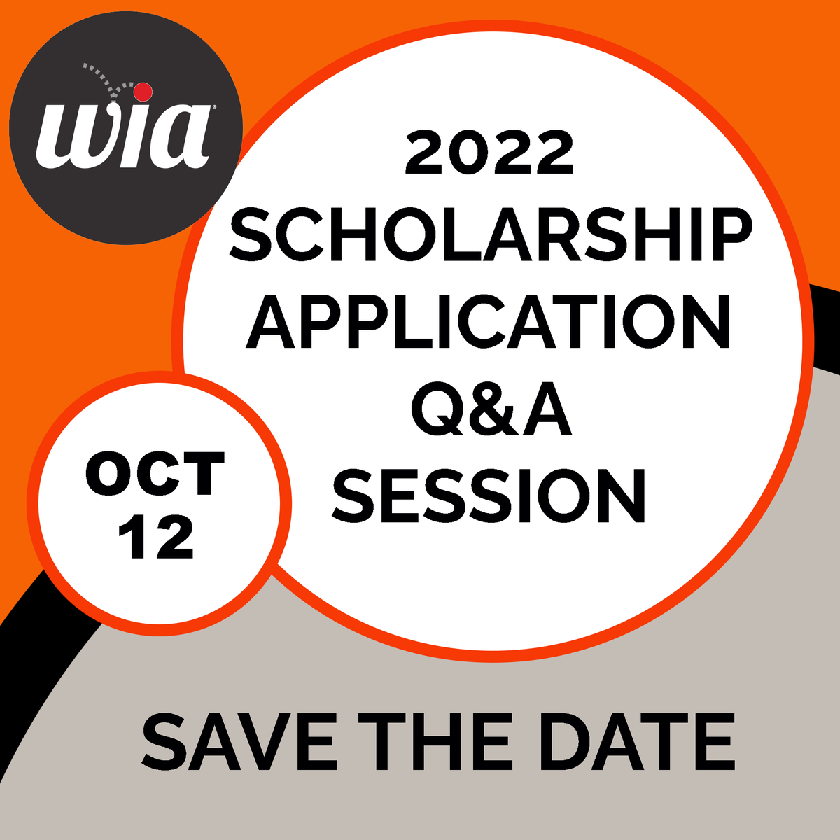 🗣CALLING ANIMATION STUDENTS 🗣

The 2022-2023 WIA Scholarship program's open application window is right around the corner. Have questions?

Then register for our upcoming WIA Scholarship Q&amp;A Session on Oct. 12. Register today here 👉 us02web.zoom.us/webinar/regist…