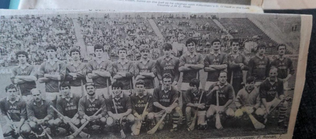 OfficialCobhGAA's tweet photo. The last Cobh team to win the East Cork Junior A Hurling Championship 🏆 

Can you name the players? 🤔 https://t.co/1Rx1XMz0iJ