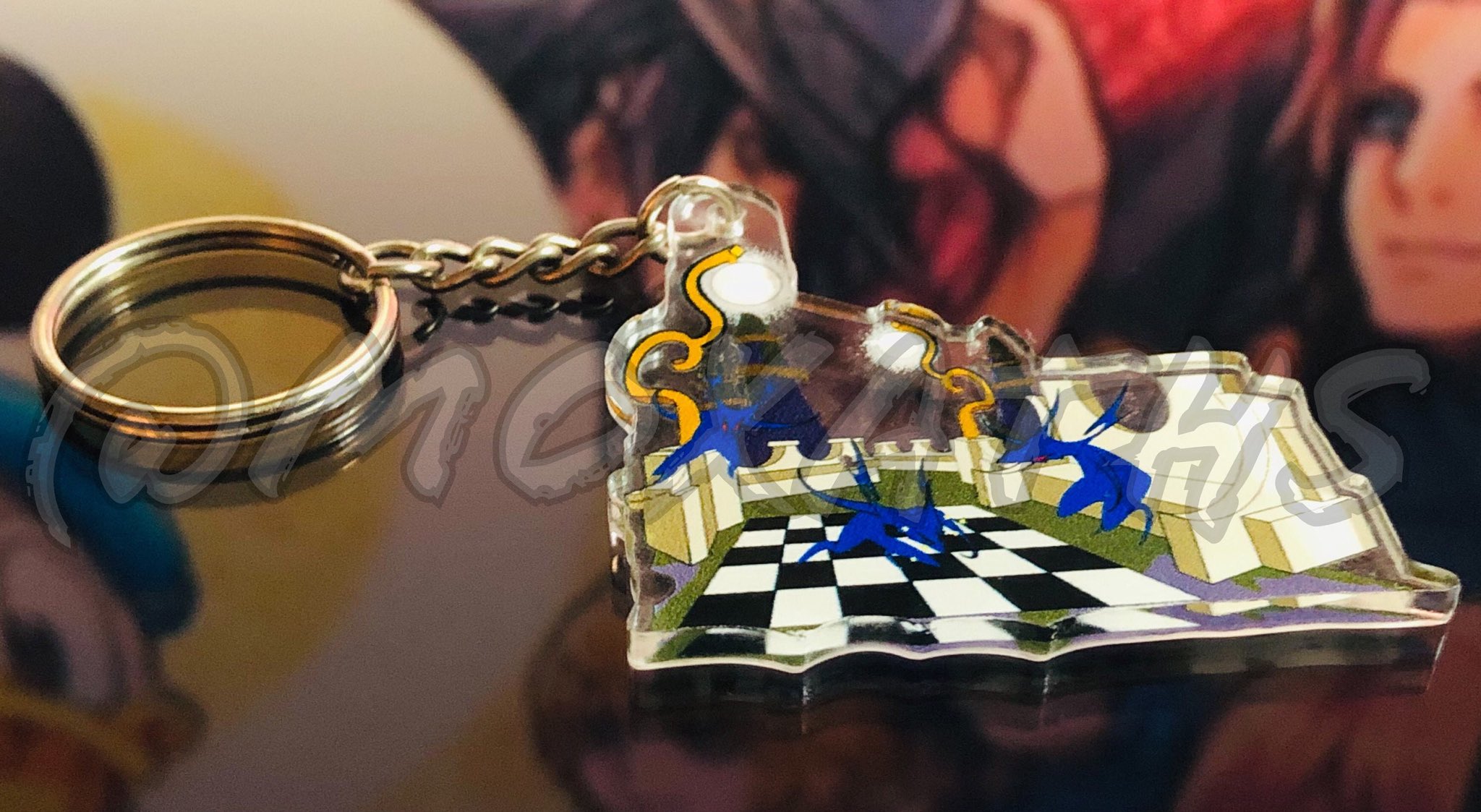 Kingdom Hearts Missing-link streets at Night Keychain 