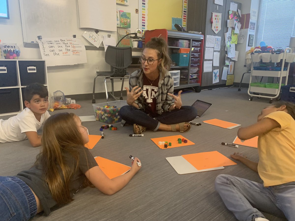 ShueFirstGrade's tweet photo. Math Groups ARE happening in Kinder and First!! @HESPanthers https://t.co/eh7xC1jj5F