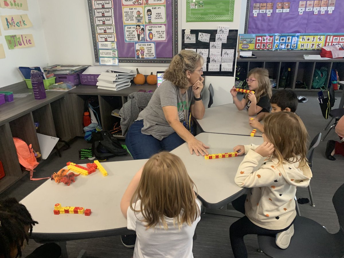ShueFirstGrade's tweet photo. Math Groups ARE happening in Kinder and First!! @HESPanthers https://t.co/eh7xC1jj5F