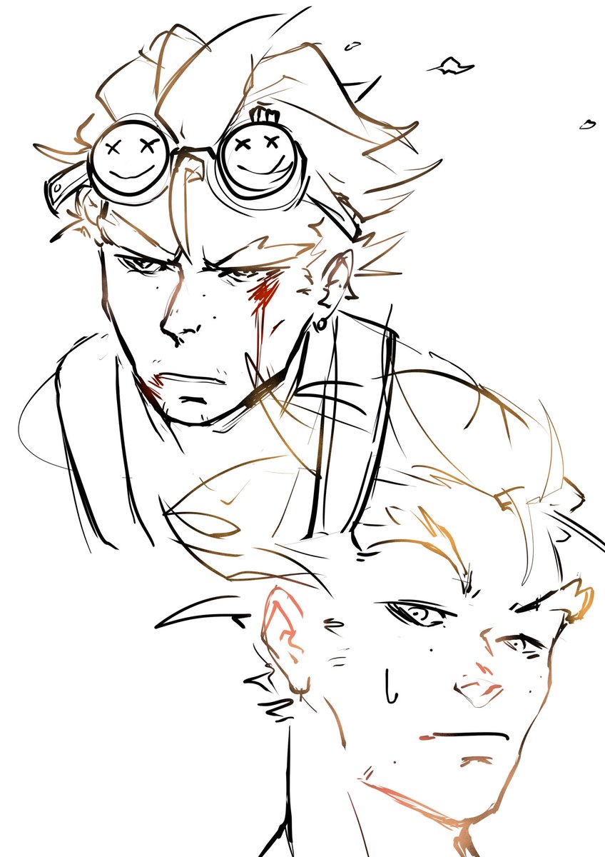 limiluart's tweet photo. #Overwatch2 Jamison doodles 

#junkrat #overwatch #blizzard @PlayOverwatch #fanart #Doodles https://t.co/BnJtvUQHTd