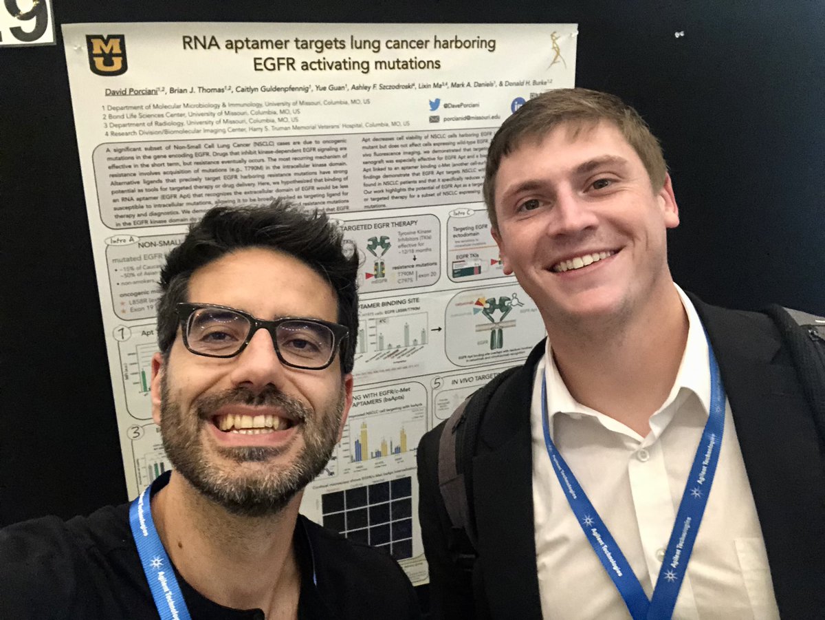 David Porciani (@daveporciani) on Twitter photo Such a great experience and a pleasure to attend the annual mtg of the <a href="/OTSociety/">Oligonucleotide Therapeutics Society</a> together with the brilliant @Brian (MD-PhD student I’m mentoring in the <a href="/BurkeLabRNA/">BurkeLab</a>).
Lots of awesome applications of #RNA #therapeutics and great discussions and networking… I needed this! Such a great experience and a pleasure to attend the annual mtg of the <a href="/OTSociety/">Oligonucleotide Therapeutics Society</a> together with the brilliant @Brian (MD-PhD student I’m mentoring in the <a href="/BurkeLabRNA/">BurkeLab</a>).
Lots of awesome applications of #RNA #therapeutics and great discussions and networking… I needed this!