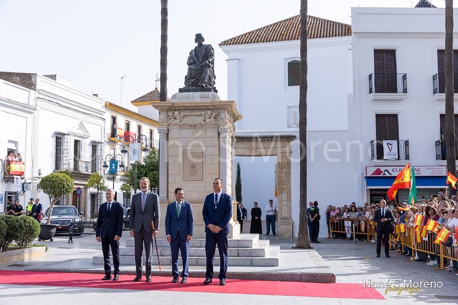 Visita histórica de Felipe 👑 VI a la ciudad de Lebrija