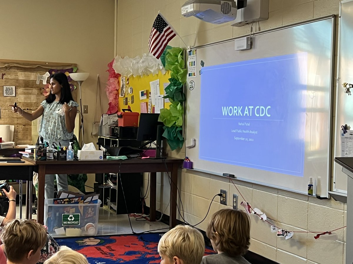 MrsCBBates's tweet photo. @SweetAppleES 5th graders love our parents coming to teach about their career. In our Mini-Medics Unit, we’ve had an ER doctor, pediatric psychologist, and CDC statistician visit our class. @andylallison @MrsAlhadeff https://t.co/XzVBdVCxla