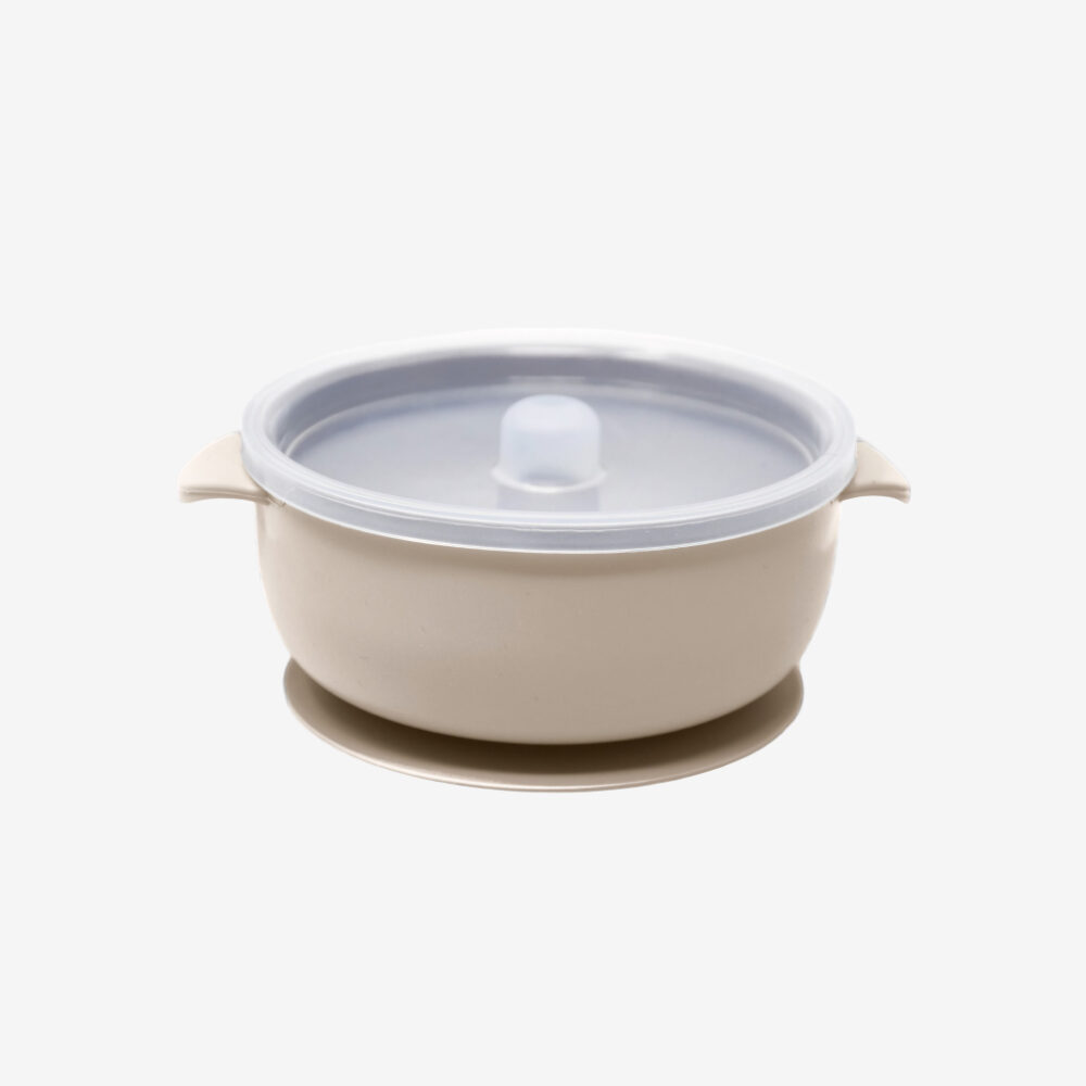 #healthykids #moms Baby Suction Bowl - Ivory babybloombuy.com/product/baby-s…