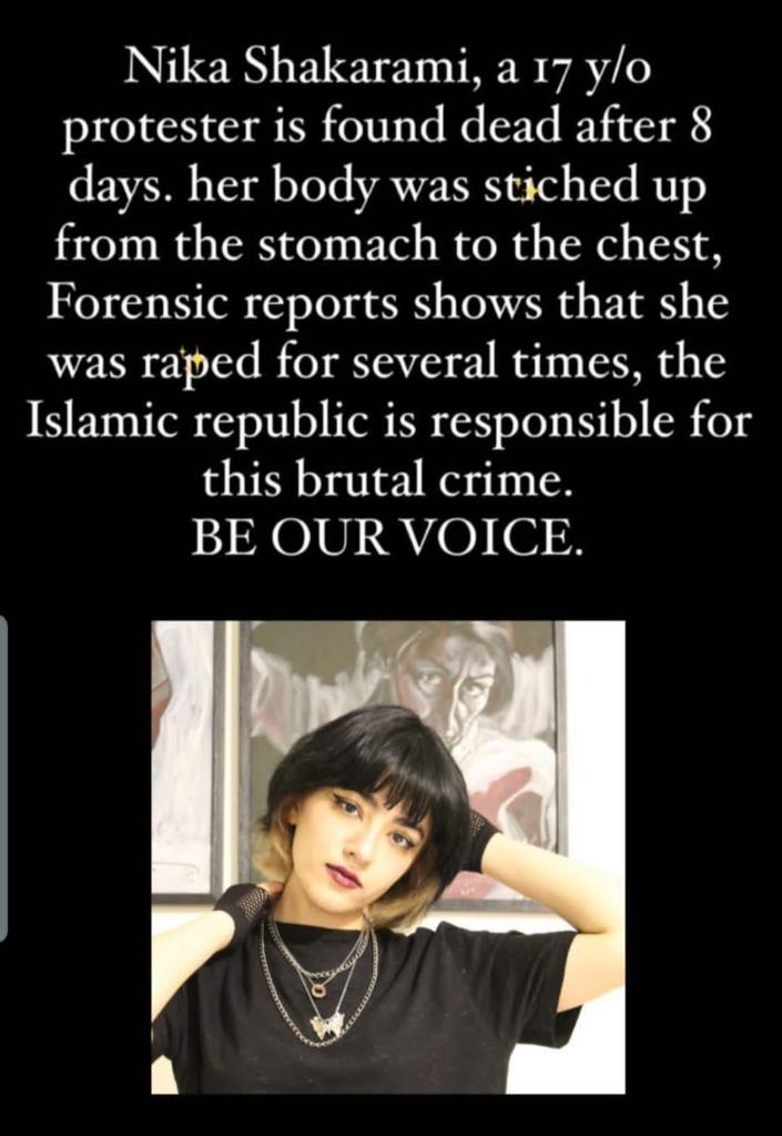 patrilion7777's tweet photo. @HichkasOfficial @lVendettaI #مهسا_امینی 
#نیکا_شاکرمی https://t.co/1iWxq73hpP