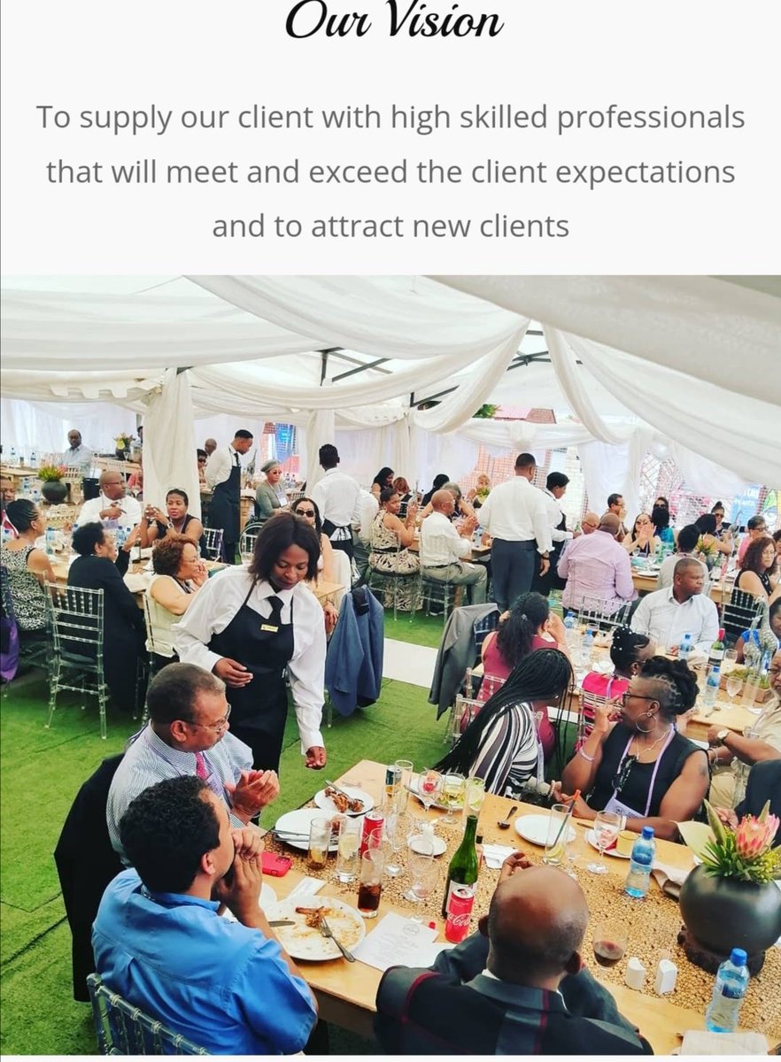 ChampsService's tweet photo. Rent a professional and friendly Team for your next event
https://t.co/5b7kVx9wcl
#eventstaffing #waiters #barmen #hostesses #ushers #mixologist #Scullers #cleaners
Call / Whatsapp 0638862624
Get a quote now! https://t.co/IPKwxviuBC