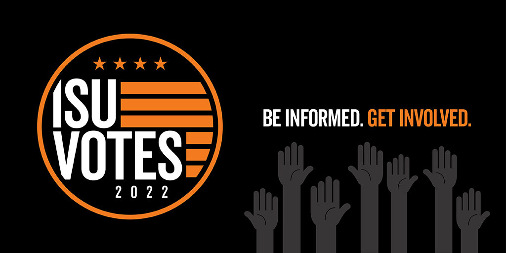 IdahoStateU's tweet image. As we approach voting season, ISU is committed to supporting student participation in civic engagement. The #allintovote Campus Challenge for 2022 to help campuses and students take an active part in the voting process.

Learn more at bit.ly/isuvotes2022.