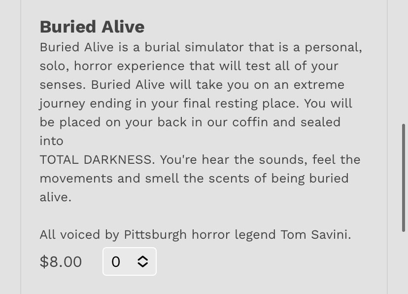 BernardScrambls's tweet photo. Completely normal attraction offered by the haunted house down the street from me https://t.co/Y6fEJPwoJq