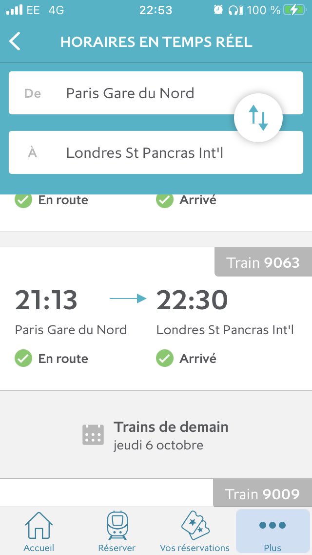 Et oh ⁦<a href="/Eurostar/">Eurostar</a>⁩ vous trouvez cel normal d’annoncer un train arrive alors que cela fait 20 minutes que nous sommes arrêtés à Stratford  international ??? #9063