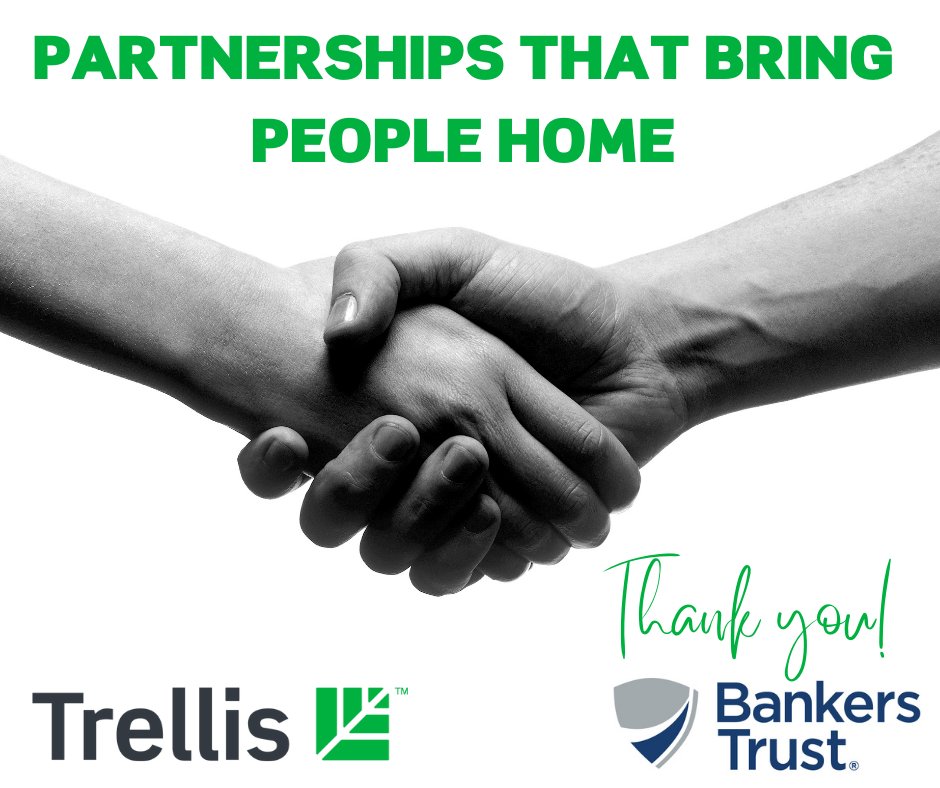 Trellis (@trellisaz) on Twitter photo We are so grateful for our partnership with <a href="/BTCDM/">Bankers Trust</a>! Through their support, we are able to help our first-time homebuyers achieve the American dream of homeownership. Thank you so much for your valuable support. We are so grateful for our partnership with <a href="/BTCDM/">Bankers Trust</a>! Through their support, we are able to help our first-time homebuyers achieve the American dream of homeownership. Thank you so much for your valuable support.