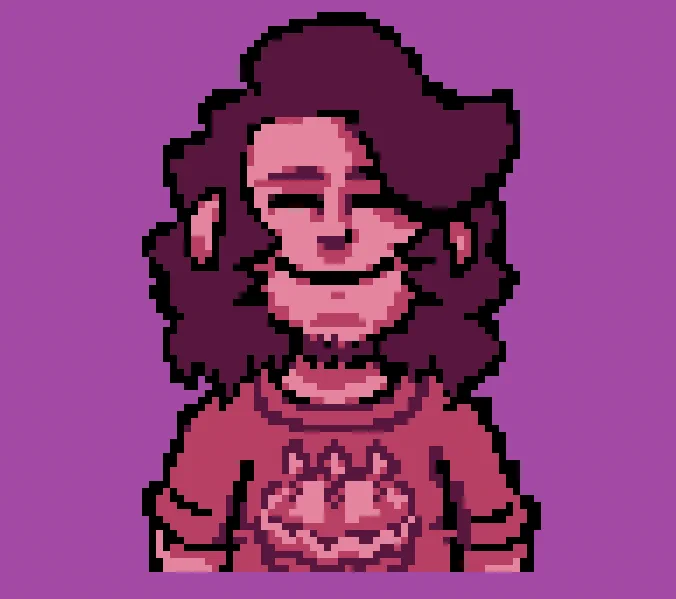 got too into a drawing for my grandmas birthday and accidentally made the best self portrait ive done in my life 