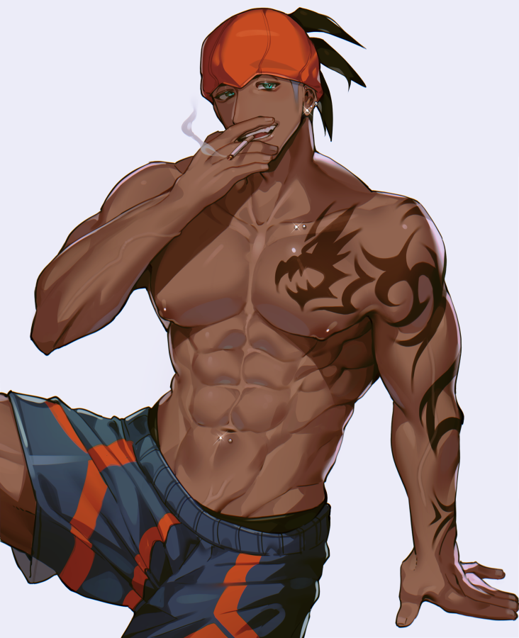 📱"Quería ver que tal me quedaría un tatuaje y me hice uno temporal ¿Qué os parece cómo me sienta?... ¿Cómo? ¿El cigarrillo? No te preocupes era simple atrezo para la foto, completaba mi look con tattoo y piercings ¿Queréis intentar adivinar cuantos y donde los tengo?"