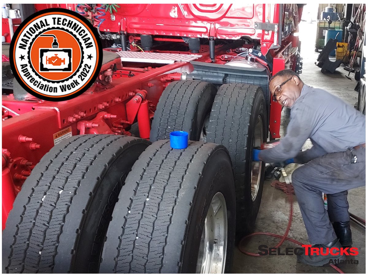 SelecTrucksATL's tweet photo. For all the hard work 💪these guys do and the training they go through, all to make sure you're all safe on the road🛣️...WE GIVE THANKS!
Make sure to 🤝#ThankATechnician for National 🧰Technician 👨‍🔧Appreciation Week 2022!

#SelecTrucksofAlabama #ThankAMechanic🤝 https://t.co/GNGBI2eUYz