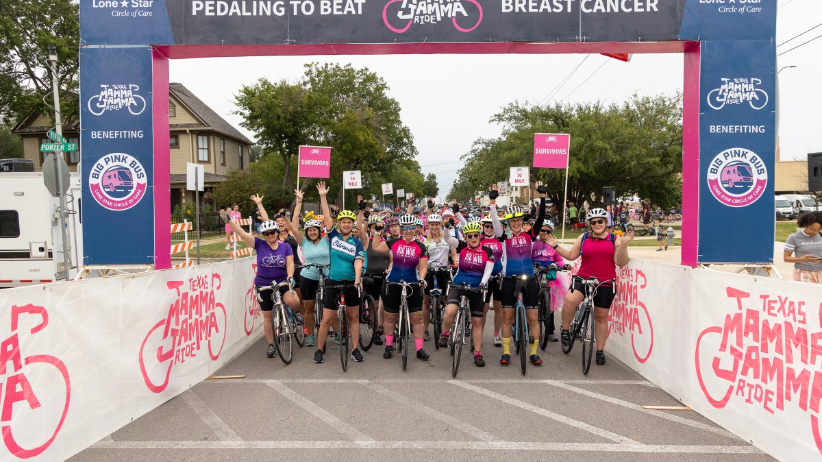 Last month, we rode for the one in eight women who will be diagnosed with breast cancer in her lifetime. This is why we keep pushing to raise funds for the Lone Star Circle of Care's Big Pink Bus. Fundraising continues through 11/30!
bit.ly/39xmyFT