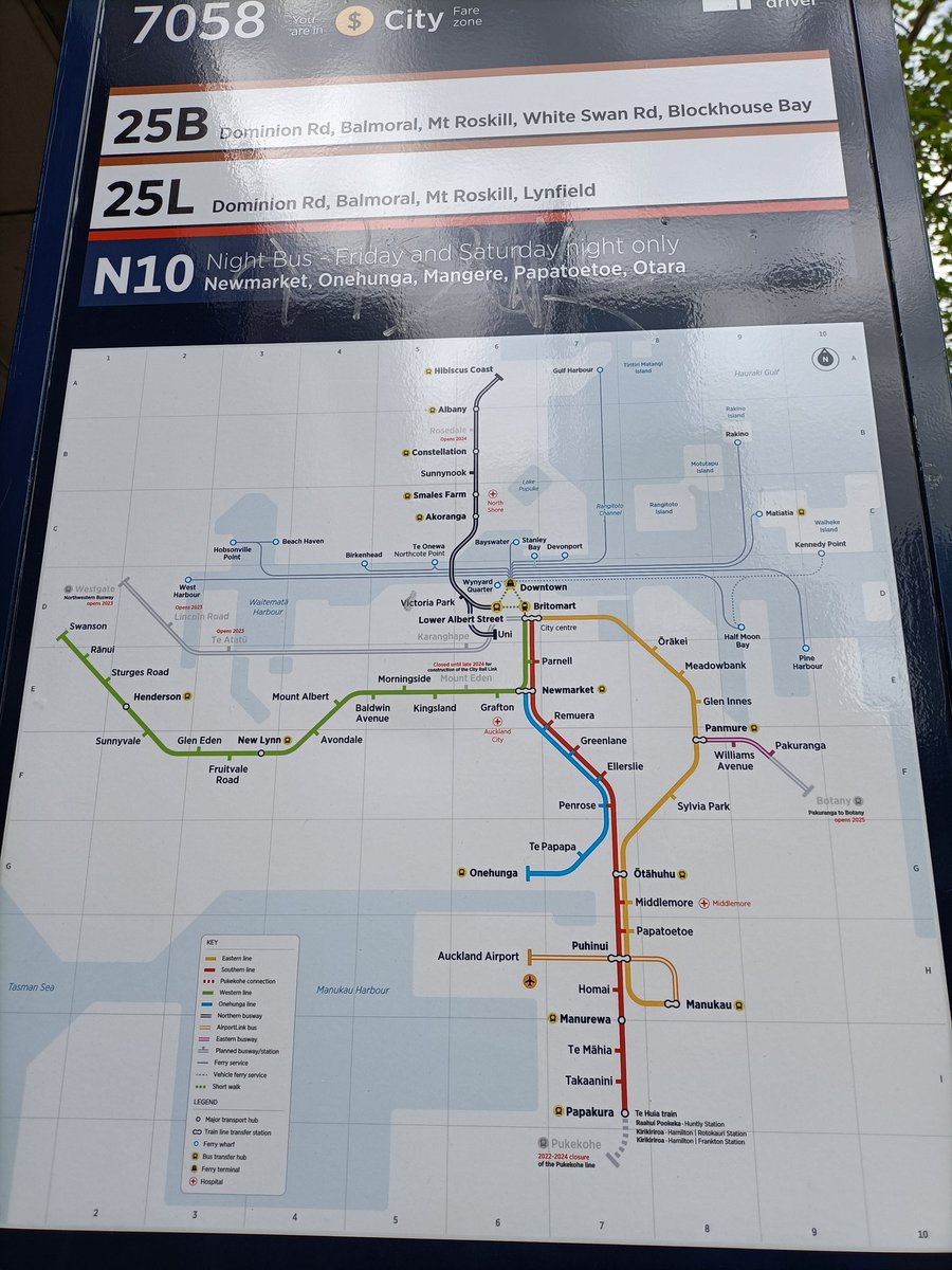 JonTurnerNZ's tweet photo. What's the point in having this map at the stop for Dominion Rd buses https://t.co/rkcmUVrGbC