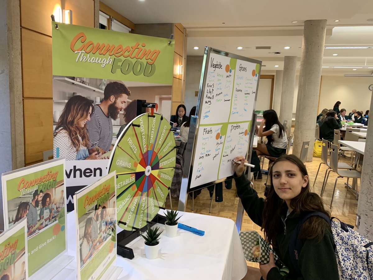 Havergal College (@havergalcollege) on Twitter photo Today at lunch our <a href="/ChartwellsCA/">Chartwells Canada</a> team educated Upper School students on how to make a positive impact in the community in relation to food security with the Connecting Through Food Program! Students spun the wheel and donations were made on their behalf to a local food bank. Today at lunch our <a href="/ChartwellsCA/">Chartwells Canada</a> team educated Upper School students on how to make a positive impact in the community in relation to food security with the Connecting Through Food Program! Students spun the wheel and donations were made on their behalf to a local food bank.