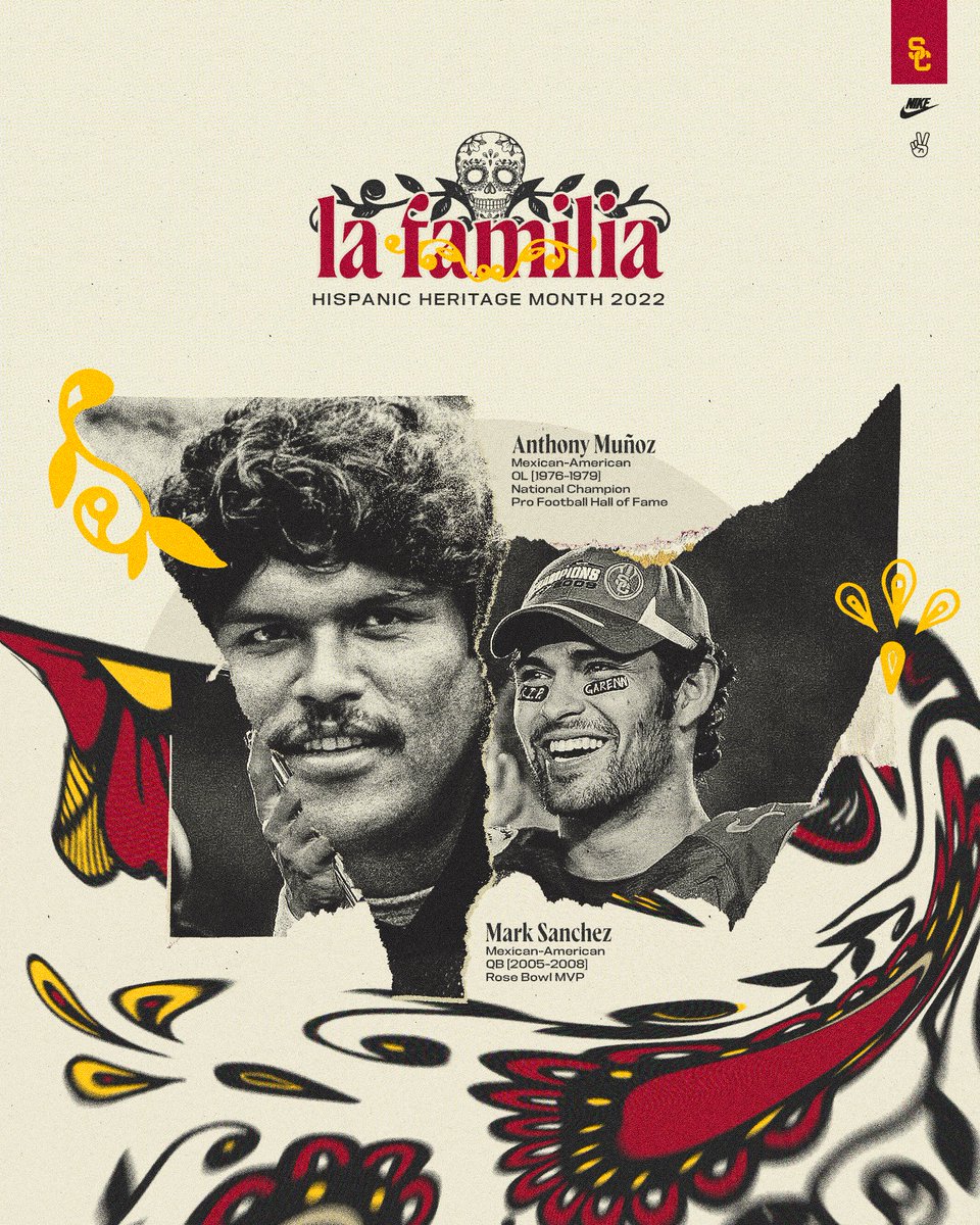 uscfb's tweet photo. Latinx Heritage Month celebrates the histories, cultures and contributions of American citizens whose ancestors came from Spain, Mexico, the Caribbean, and Central and South America.

We honor and celebrate our 𝗧𝗿𝗼𝗷𝗮𝗻 𝗙𝗮𝗺𝗶𝗹𝗶𝗮 ✌🏻✌🏼✌🏽✌🏾✌🏿

#FightOn #LuchaPor https://t.co/32qerbpEIS