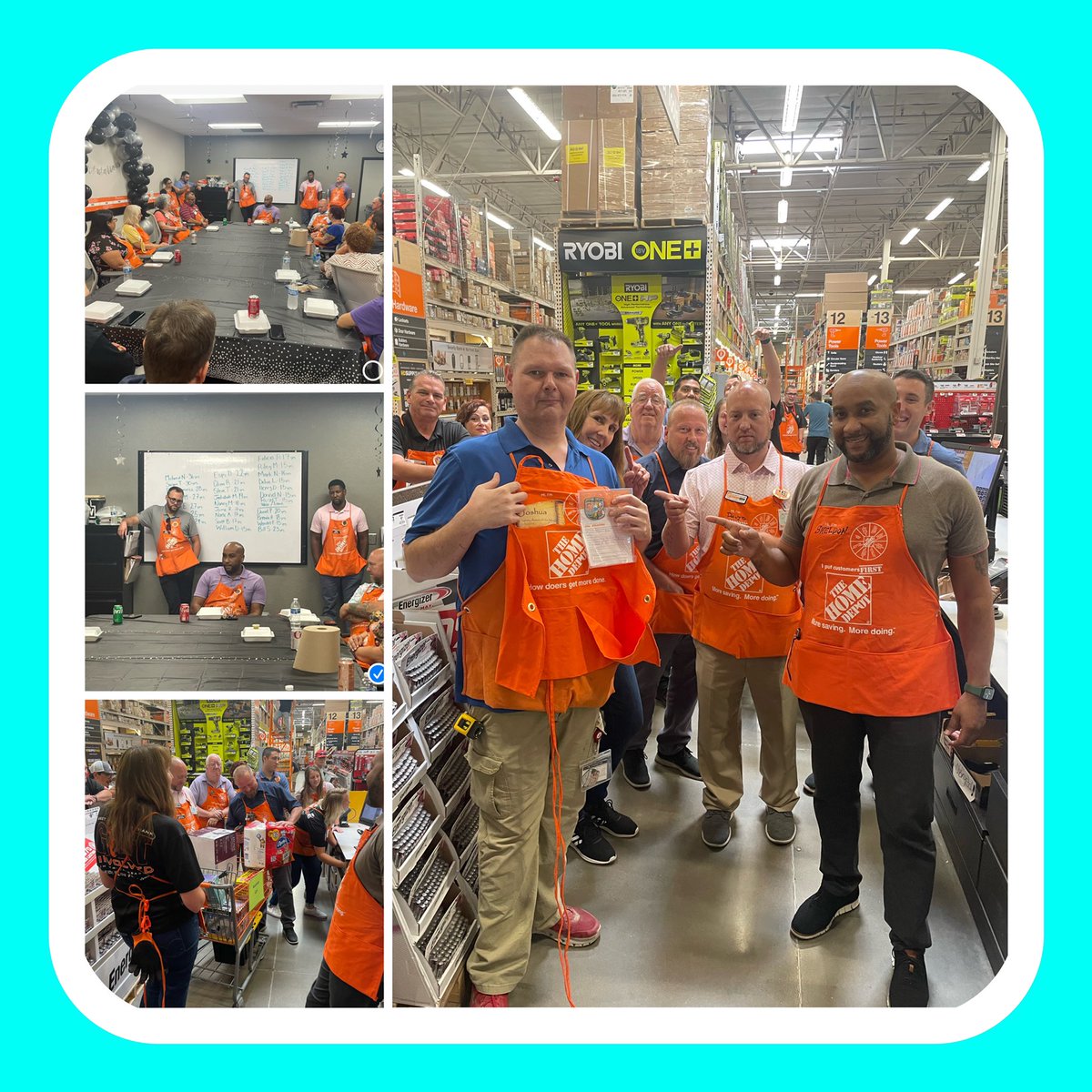 Great DDW at 415 with our DM Sheldon. Thanks for your wise words always and helping us celebrate our team. <a href="/D66Celest/">Sheldon Celestine 🇹🇹🇺🇸</a> <a href="/mosesjedTHD/">Jed Moses</a> <a href="/Phil_Goosic/">Phil Goosic</a> <a href="/RussellTomlins7/">Russell Tomlinson</a> <a href="/cat_thanner/">Cathy Thanner</a> <a href="/FeliciaPuente05/">Felicia Duran</a> <a href="/DNystrom0415/">David Nystrom</a>
