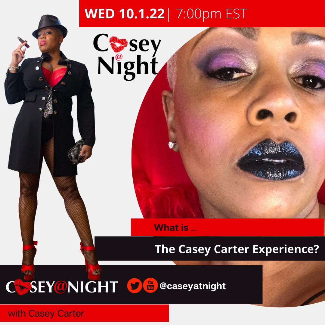 TONIGHT on @CaseyAtNight … What is The Casey Carter Experience? Join tonight's LIVE show to find out. Watch at 7pm on #Twitter #YouTube @caseyatnight and #Facebook at Casey Carter for a sneak peak into #TCCE #thecaseycarterexperience #caseyatnight