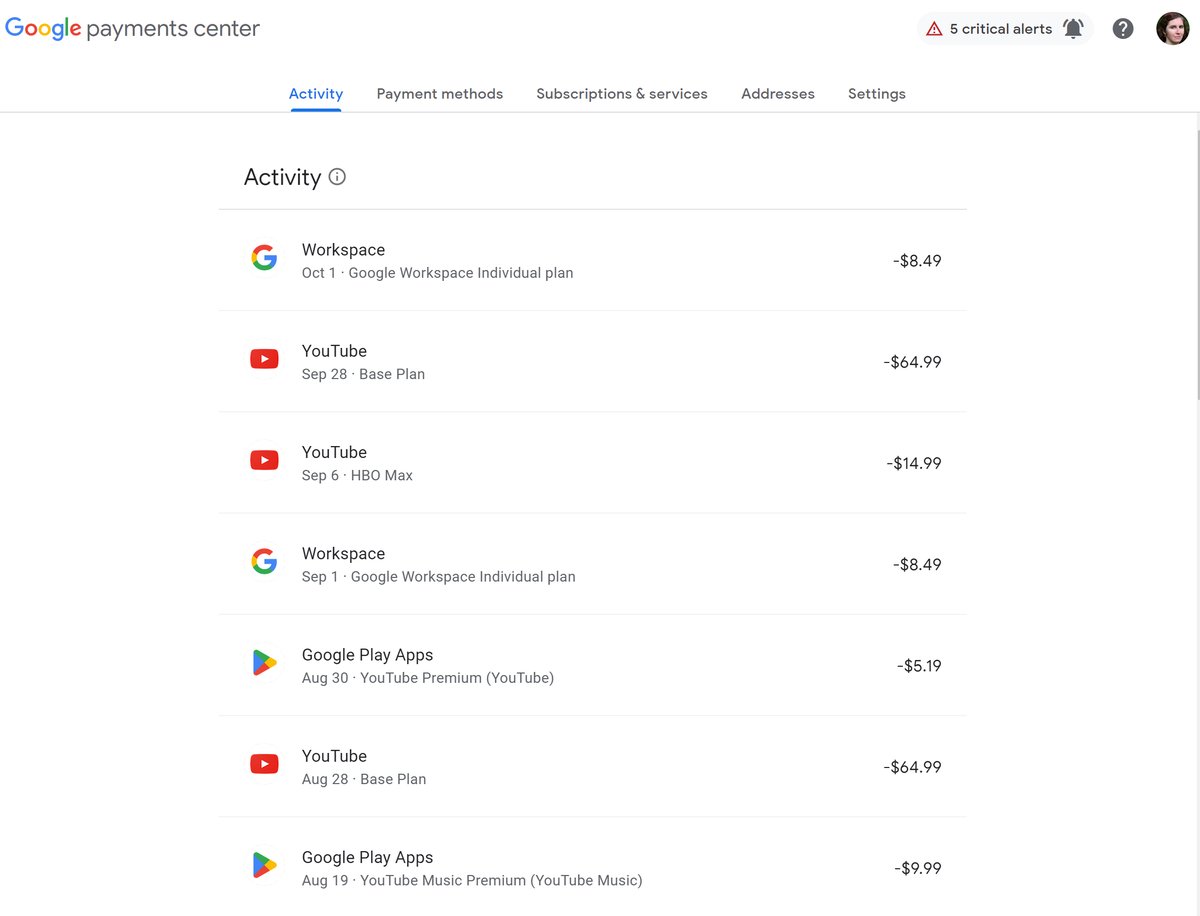 ASPIsFun's tweet image. I&apos;ve been paying $8.49/mo for a year for a #Google #workspace service I activated back during a pandemic video call so it could last longer. It&apos;s a good reminder to check your credit card statement every month to see what is showing up on it! :) aspisfun.com/blog/google-se… #budgeting