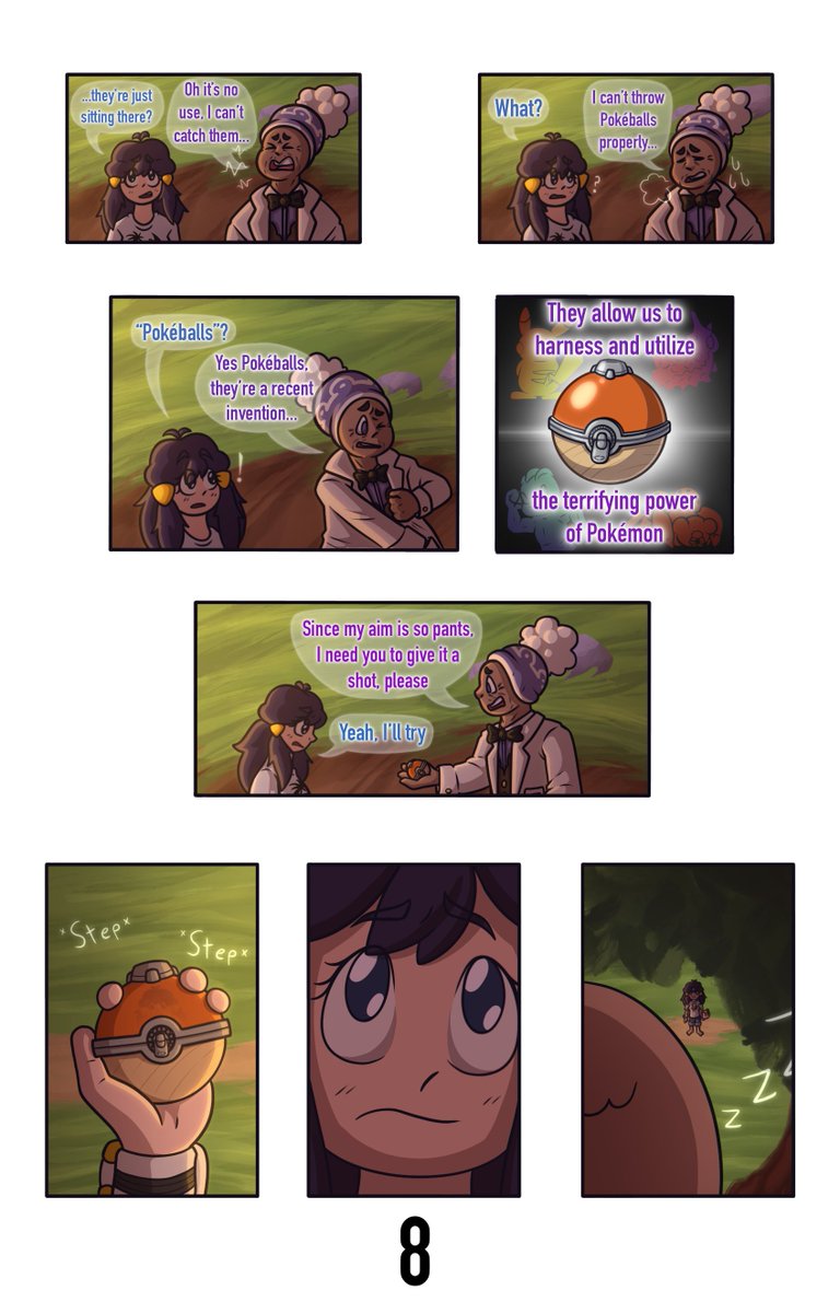 DailyDawn150's tweet photo. Amnesiac Akari Chapter 1 Page 8
The girl is tasked with capturing the runaway Pokemon.
#pokemon #legendsarceus https://t.co/O4o8ZZg2NT