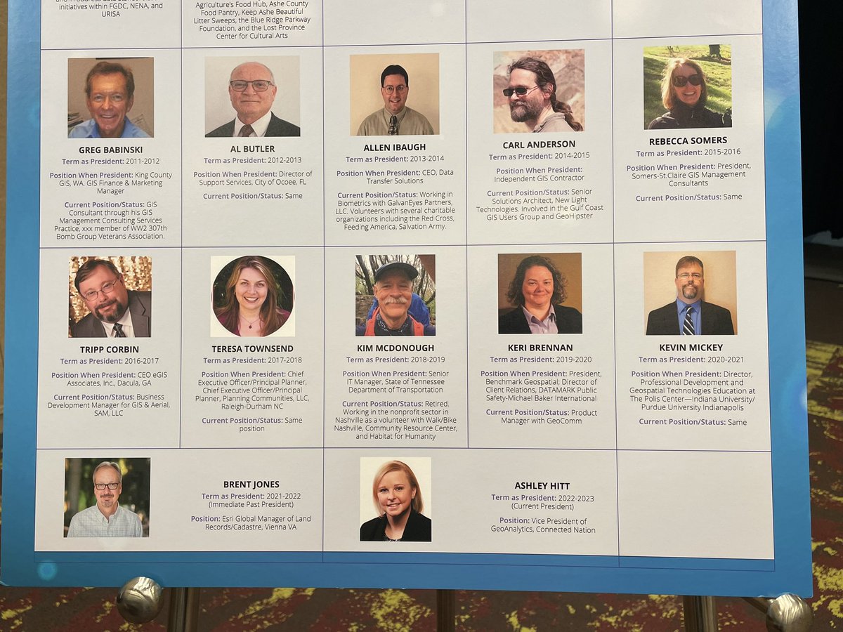 So excited and honored to be the next president of <a href="/URISA/">Geospatial Professional Network</a> as of tomorrow! #GISPro2022 #ConnectedNation #GIS #Geomatics #Geospatial