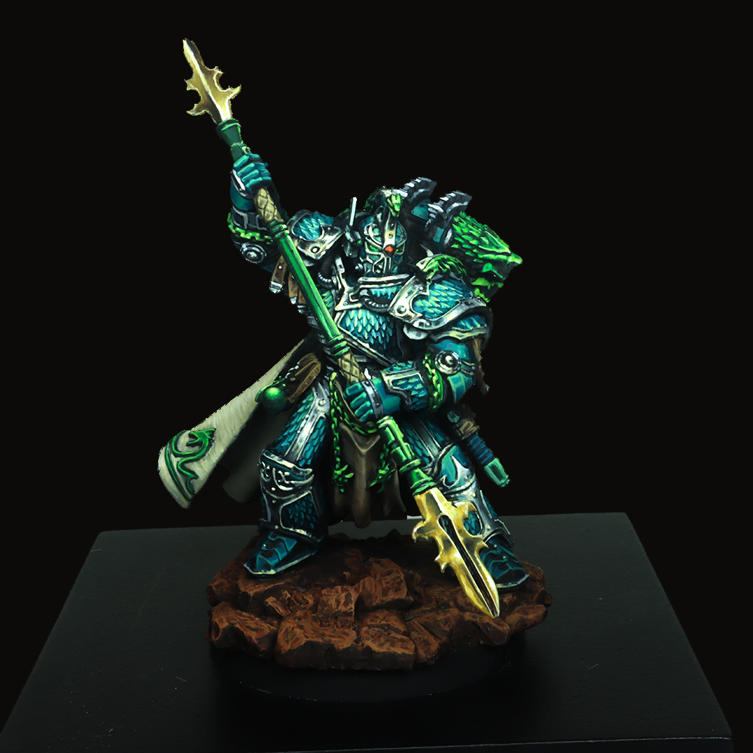 Alpharius painted live on my Twitch stream, link in bio! #miniature #miniaturepainting #miniatures #paintingwarhammer #wargaming #warhammer #warhammercommunity  #boardgames #alpharius #alphalegion