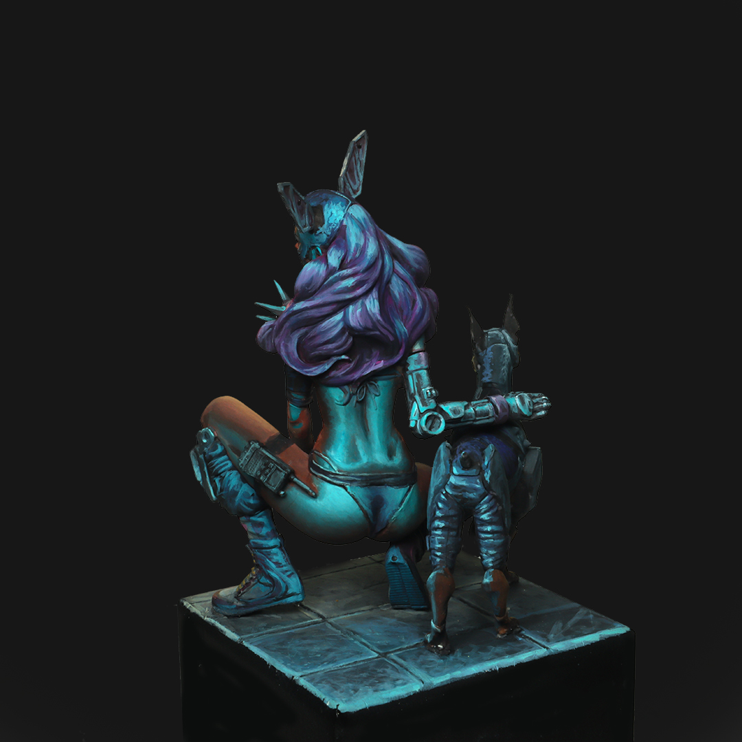 I know you might be wondering... Yes, I painted this model for my Patreon and the full guide is available in the link in bio 🤣