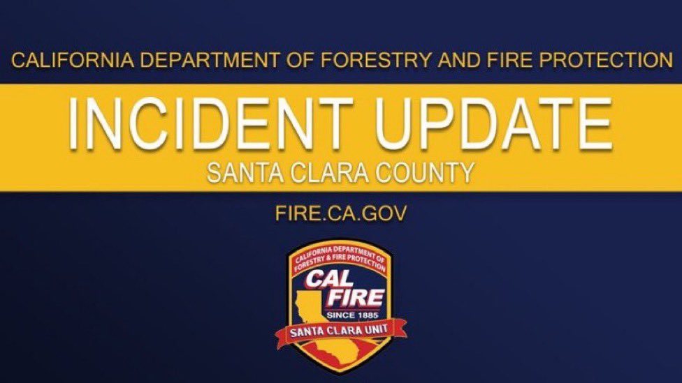 calfireSCU's tweet photo. #HicksFire is now at 50% contained and forward progress has been stopped. This has been extremely difficult to gain access to. With air and ground resources working together, firefighter have made great progress. @sccfiredept @SJFD https://t.co/QfEfGnce15