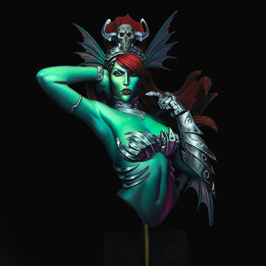 Guess what? Yes, it was painted live on my Twitch stream! And you can watch me paint there too by following the link in bio 🤣#miniature #miniaturepainting #miniatures #wargaming #vampire #boardgames