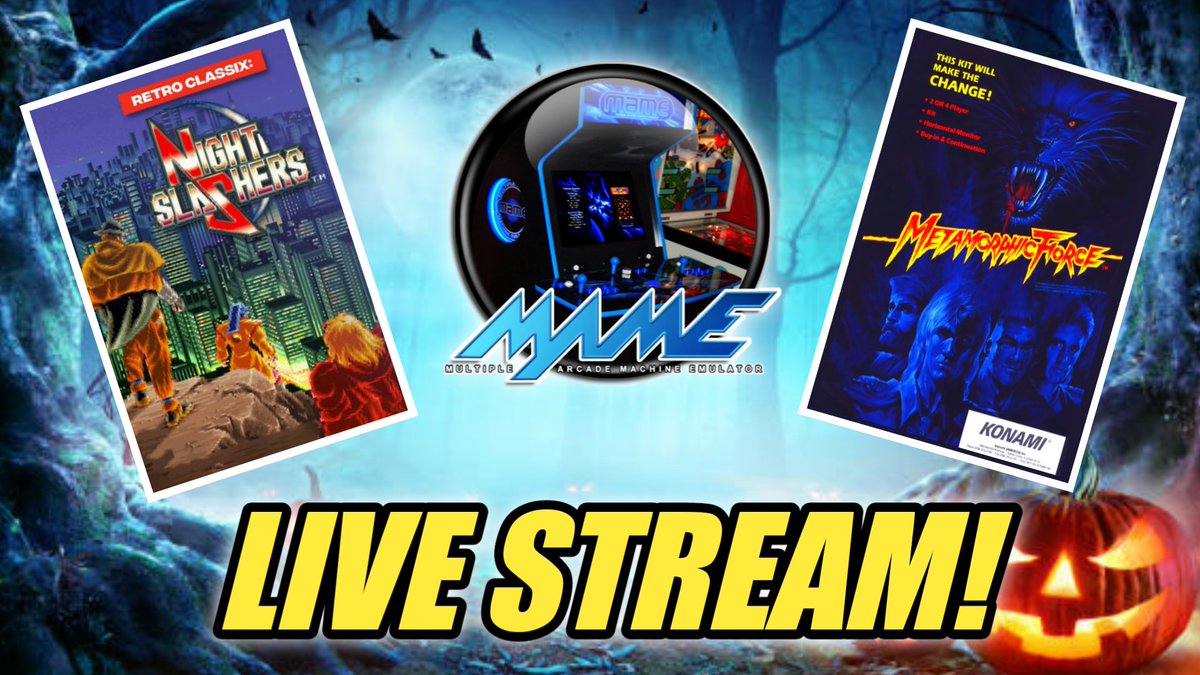 gaming_outcome's tweet photo. Tonight 10/5/2022 @7pm (MST) I'll be Live! with horror beat em ups Night Slashers + Metamorphic Force. To not miss out simply click the link and set notify me on YT.
🔴https://t.co/c4c4pjEF58
#NightSlashers #MetamorphicForce #RetroGaming #YoutubeGaming #Livestream https://t.co/ikrUm758pU