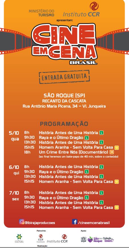 granjanews's tweet photo. São Roque recebe cinema itinerante e gratuito a partir do dia 5 de outubro
https://t.co/5mapIKzCsQ
#saoroque #cinema #itinerante #gratuito @gutoissa #cultura https://t.co/VHHq9W7XLI