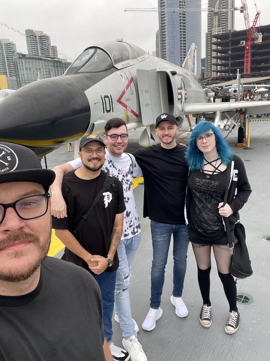 CoreyHosford's tweet photo. Doing Fighter Jet Things with the 6Str Squadron.
#TwitchCon #JetThings #6STR #Femly https://t.co/0echF8RQPL