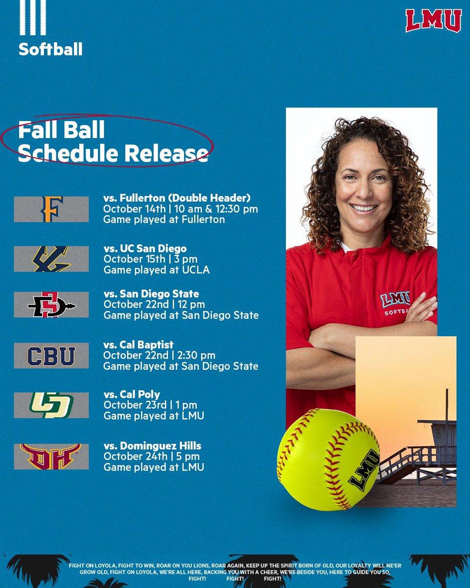 ‼️FALL SCHEDULE RELEASE ‼️