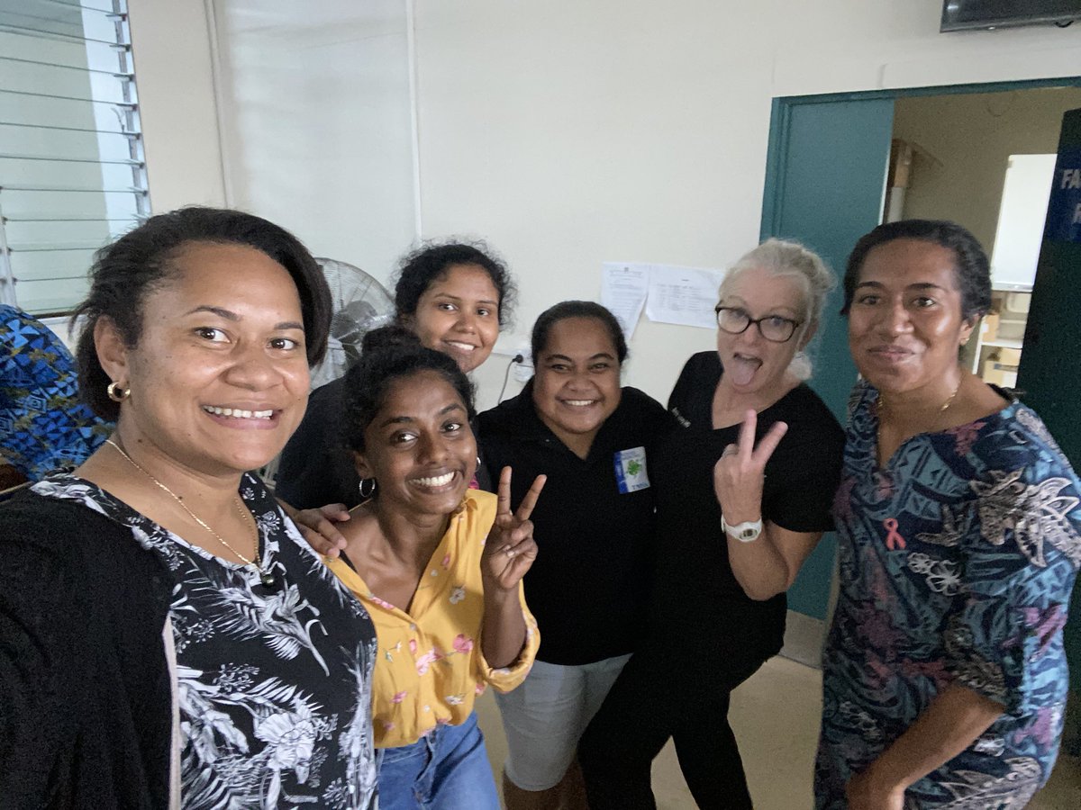 ceiekenaolakeba's tweet photo. Last day of POCUS with the team. Awesome end to these 3 days of training. God to be a part of it! Vinaka @ARVN_Maharaj &amp;team for organizing. Now where’s that bedside scan machine that Labasa ED needs? 😆😀🤞🏼 #eminFiji #POCUSFiji https://t.co/1fvhjojUmQ