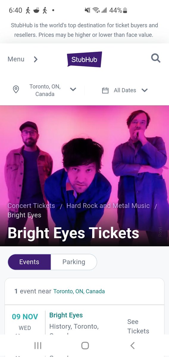 BryanMyers87's tweet photo. Can't wait to see my favourite hard rock and metal band: Bright Eyes. https://t.co/SBnpN1fMZ2