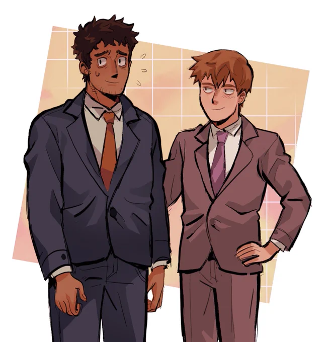 sketch redraw from ep 1. My parents #mp100#mobpsycho100 