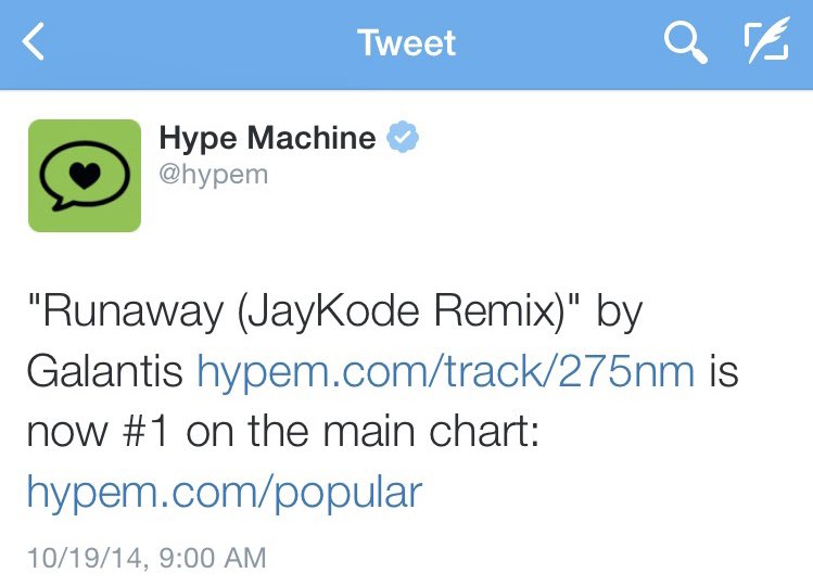 8 years ago today

This remix did a lot for my career. Time flies 🙏

<a href="/wearegalantis/">Galantis</a>