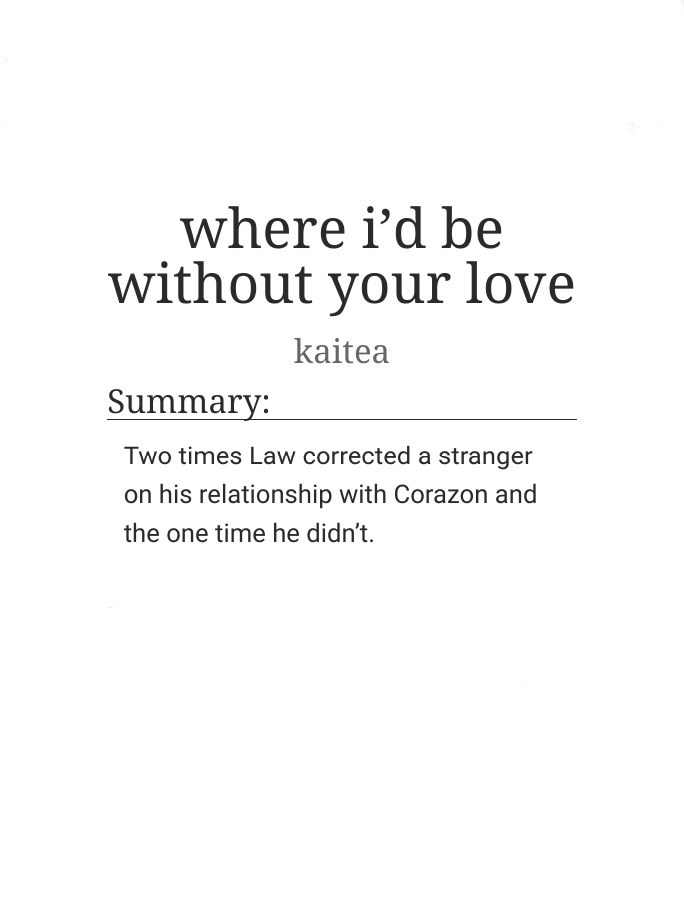 kaiteaa's tweet image. #ロー誕生祭2022
#トラファルガー・ロー誕生祭2022

happy birthday law 💝🎉
heres a cute fic about law &amp;amp; rosi's relationship to celebrate

archiveofourown.org/works/42176883