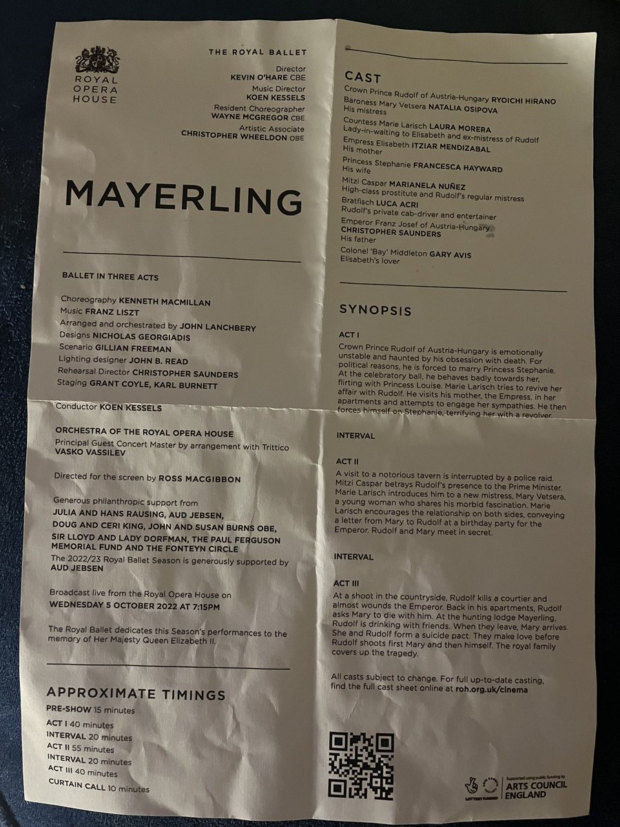 Emma Russell (@emmarussell77) on Twitter photo #rohmayerling What a privilege to see this tonight broadcast live to cinemas around the world…. Congrats to all involved! Going again for the “Encore” cinema repeat broadcast this Sunday 9th with <a href="/vinesack/">Joe Wadsack</a> and then we get to see it in person on 24th November. Just superb. x #rohmayerling What a privilege to see this tonight broadcast live to cinemas around the world…. Congrats to all involved! Going again for the “Encore” cinema repeat broadcast this Sunday 9th with <a href="/vinesack/">Joe Wadsack</a> and then we get to see it in person on 24th November. Just superb. x