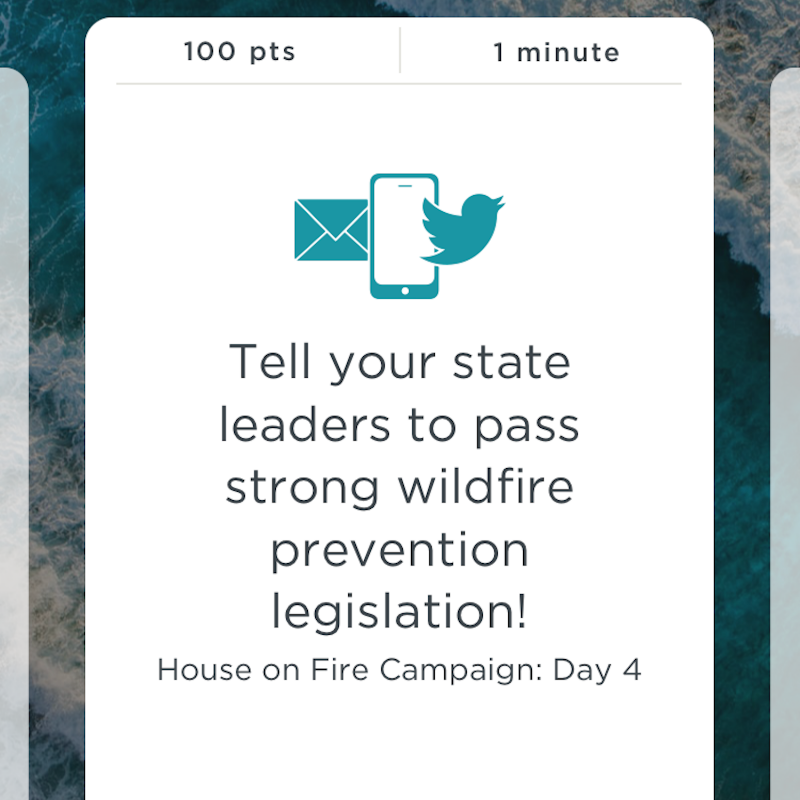 MyClimateApp's tweet photo. ACTION OF THE DAY: Tell your state leaders to pass strong wildfire prevention legislation!

Download the Climate Action Now app to take this action and thousands of others!