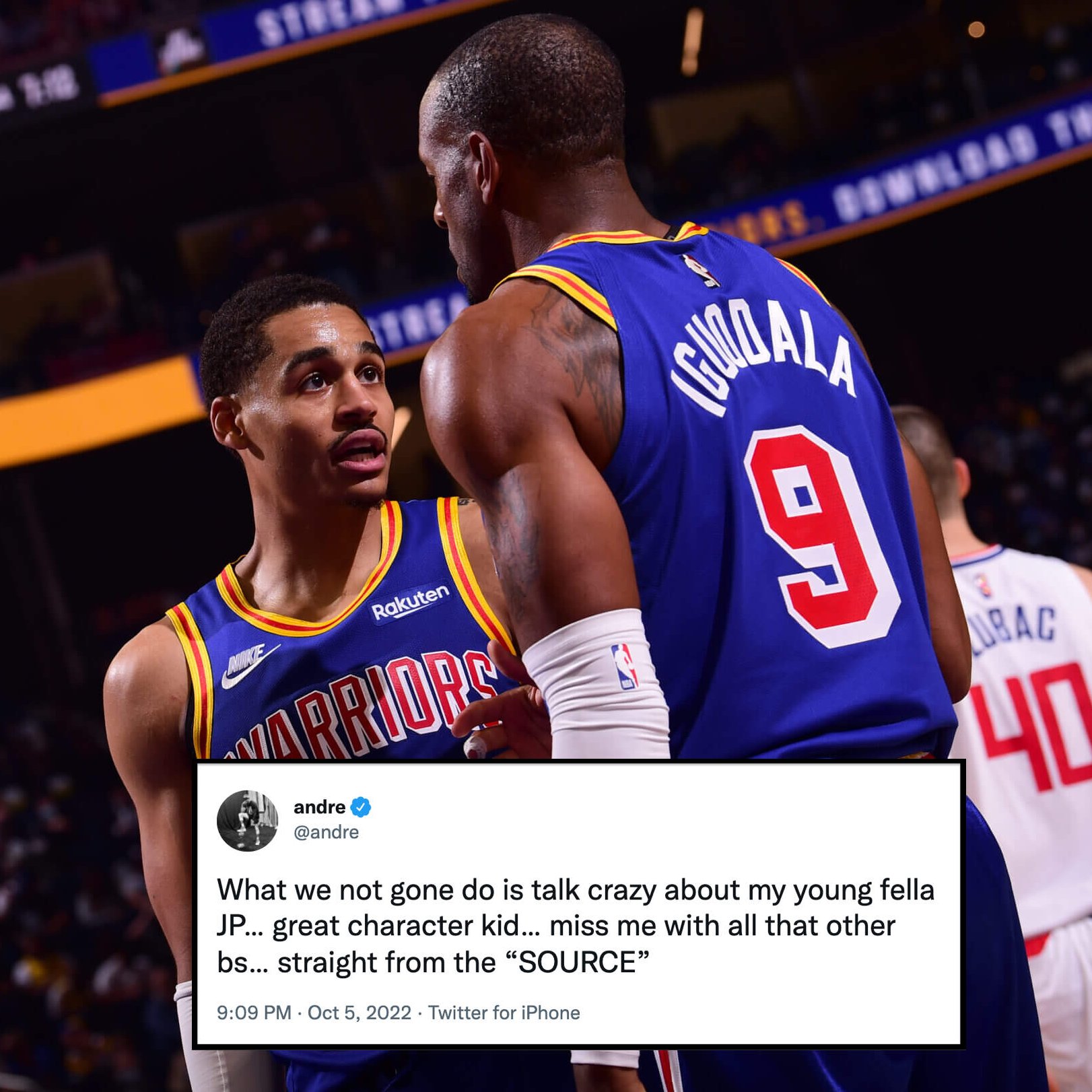 Andre iguodala twitter outlet
