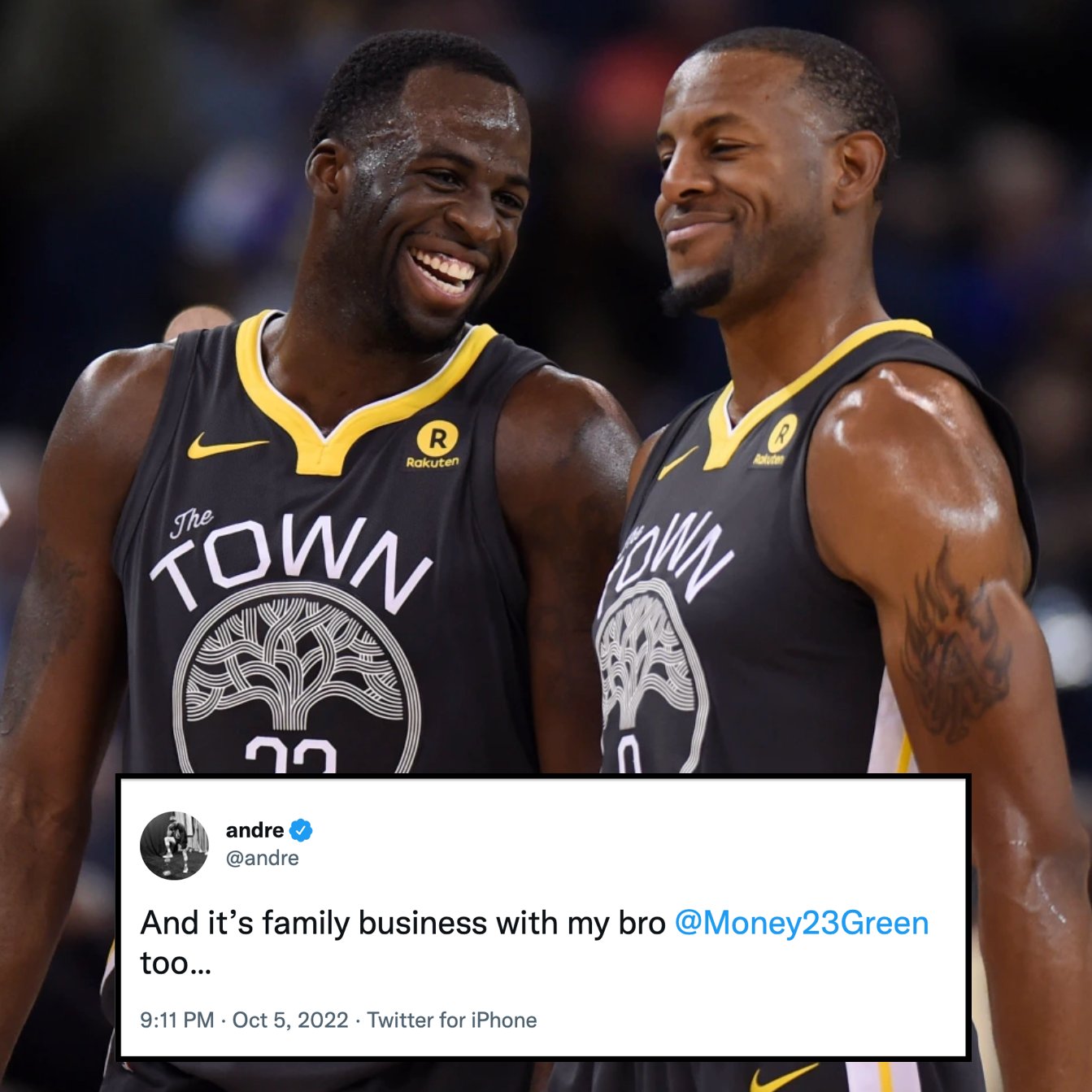 Andre iguodala twitter outlet