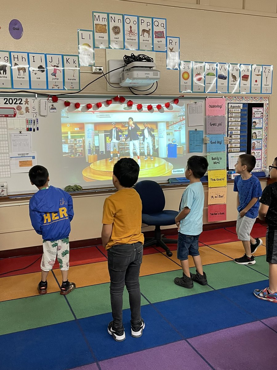 My class loves <a href="/GoNoodle/">GoNoodle - find us on BSKY!</a> and <a href="/BlazerFreshGO/">Blazer Fresh</a>! They are always a good time! <a href="/jerseymikes/">Jersey Mike's Subs</a> 🐯❤️ #gonoodle #iteachk #gonoodleambassador