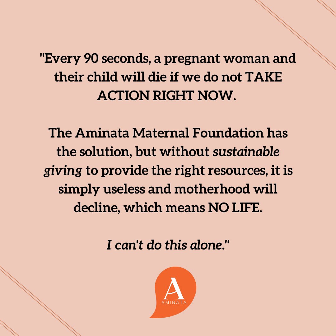 The mothers and babies in Sierra Leone desperately need our help. Please do this with me. 🙏

#hope #dignitytohumanity #risingheart #aminata #spirituality #humanity #freedom #integrity #contentment #aminatamaternalfoundation #womeninmediaaus #maternalhealth