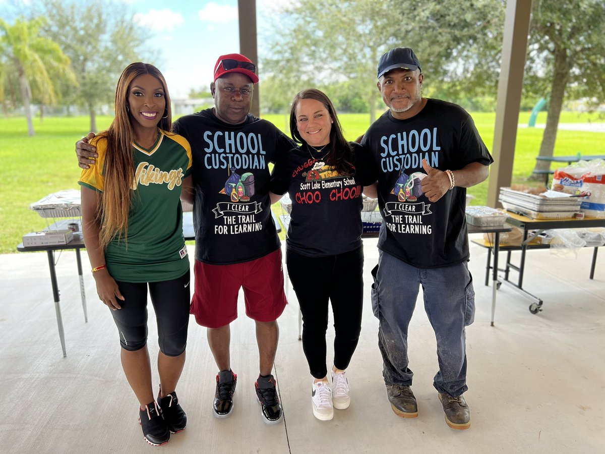 slevikings's tweet photo. Our Custodians Clear The Trail For Learning 💯
#WeApproveThisMessage
The greAt Scott Lake
Chugga Chugga
Choo Choo 💨
@MDCPS @SuptDotres @MDCPSNorth @MsLewis_NRO @MDCPSOperations @MDCPSCommunity https://t.co/CUPa2qD2qr