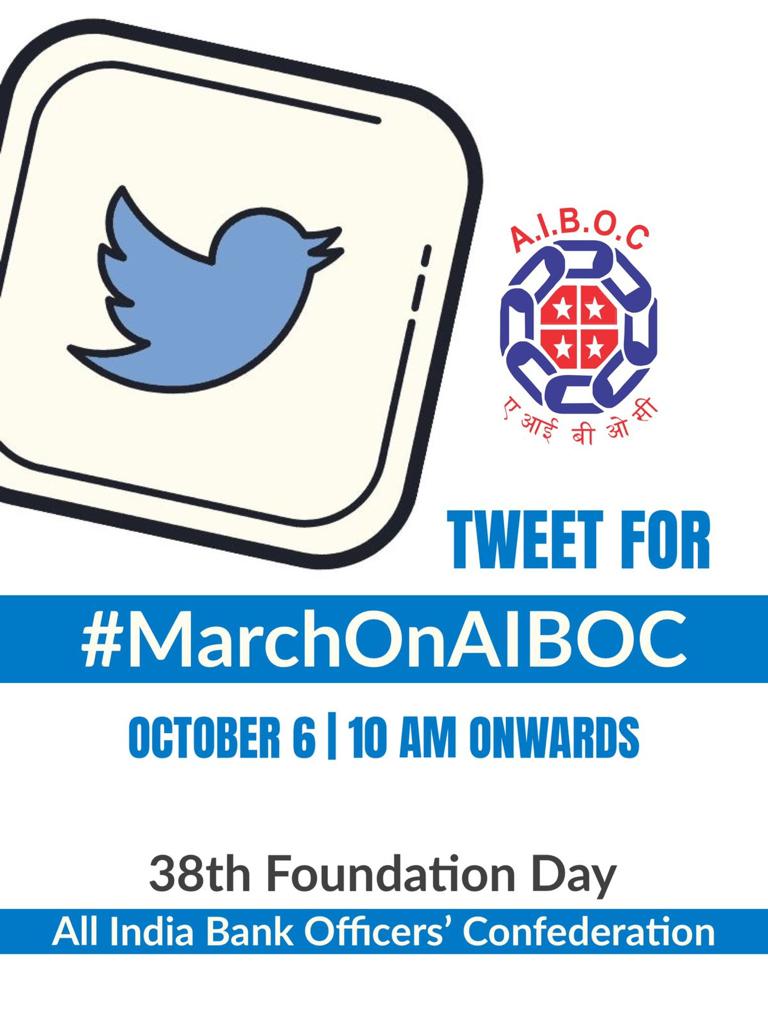DeepakShukla314's tweet photo. Destiny is not Created by the Shoes we wear 
But
By the steps we take.
Let's make Journey of AIBOC meaningful and memorable
#MarchOnAIBOC
#BankBachaoDeshBachao 
@officialAIBOC 
@rupamsmail 
@SoumyaDatta7 
@muraliioboa 
@aiboc_in @AISBOF @aiboc_ms1 @AibocKarnatka @SunilKu92687431 https://t.co/XYzhF5VE1A